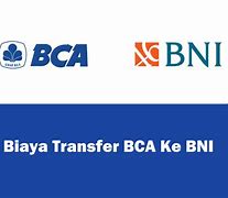 Biaya Admin Bca Ke Bni 2021